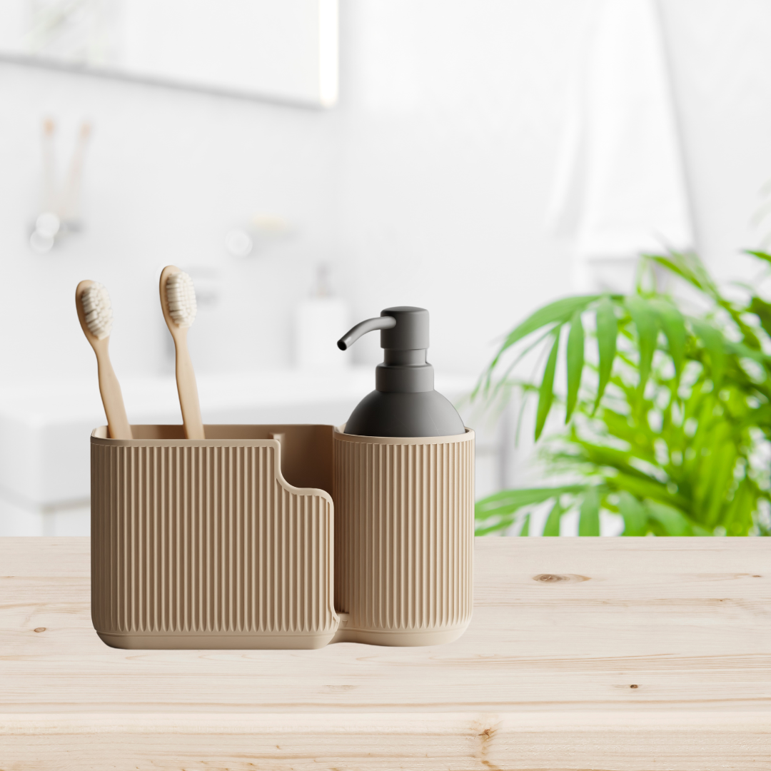 Ribbon Badezimmer Organizer für Seife und Zahnbürste