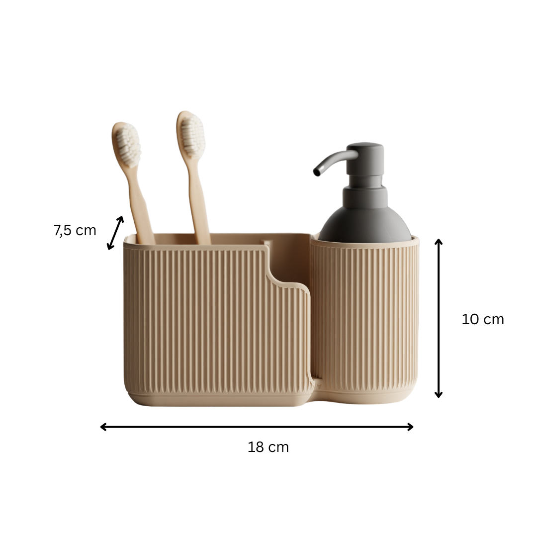 Ribbon Badezimmer Organizer für Seife und Zahnbürste