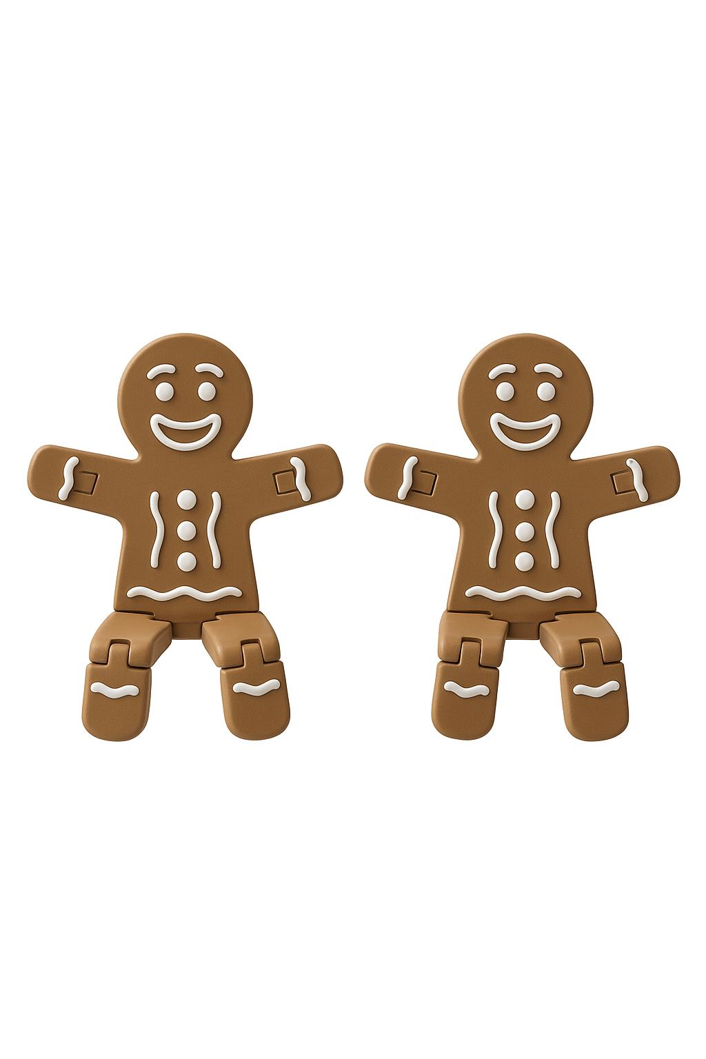 Layerwize Lebkuchenmänner als Weihnachsdeko (2er Set)