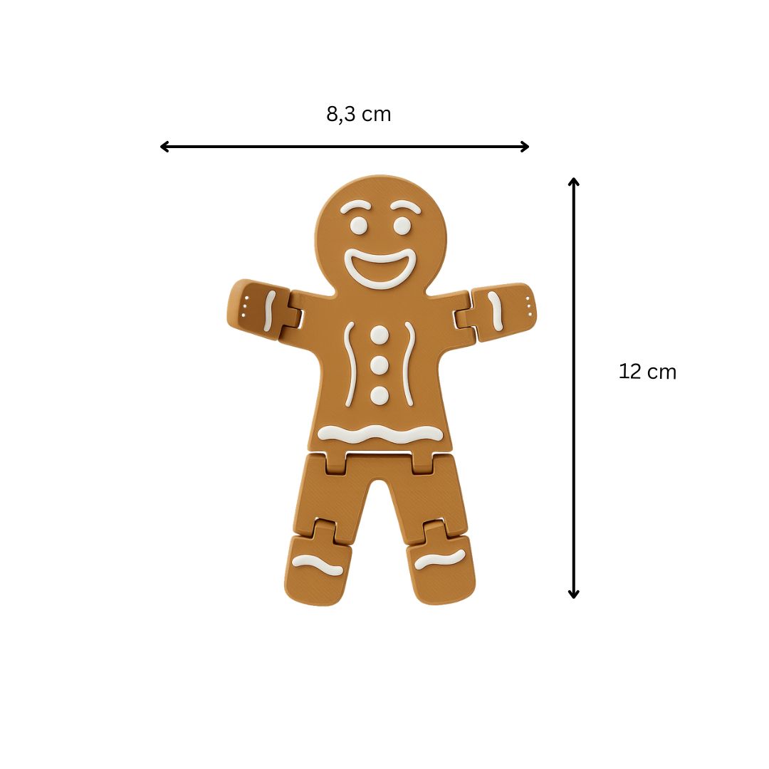 Layerwize Lebkuchenmänner als Weihnachsdeko (2er Set)