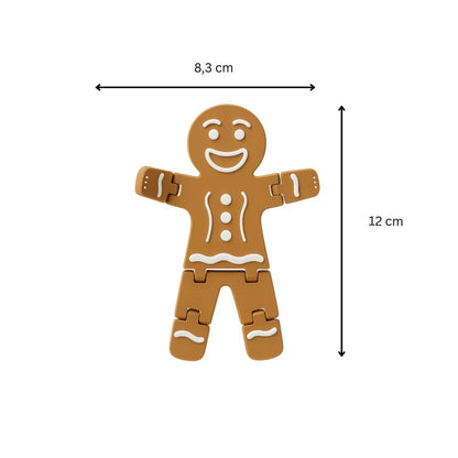 Layerwize Lebkuchenmänner als Weihnachsdeko (2er Set)